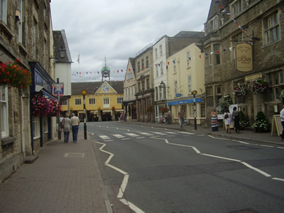 Tetbury main street Tetbury main street